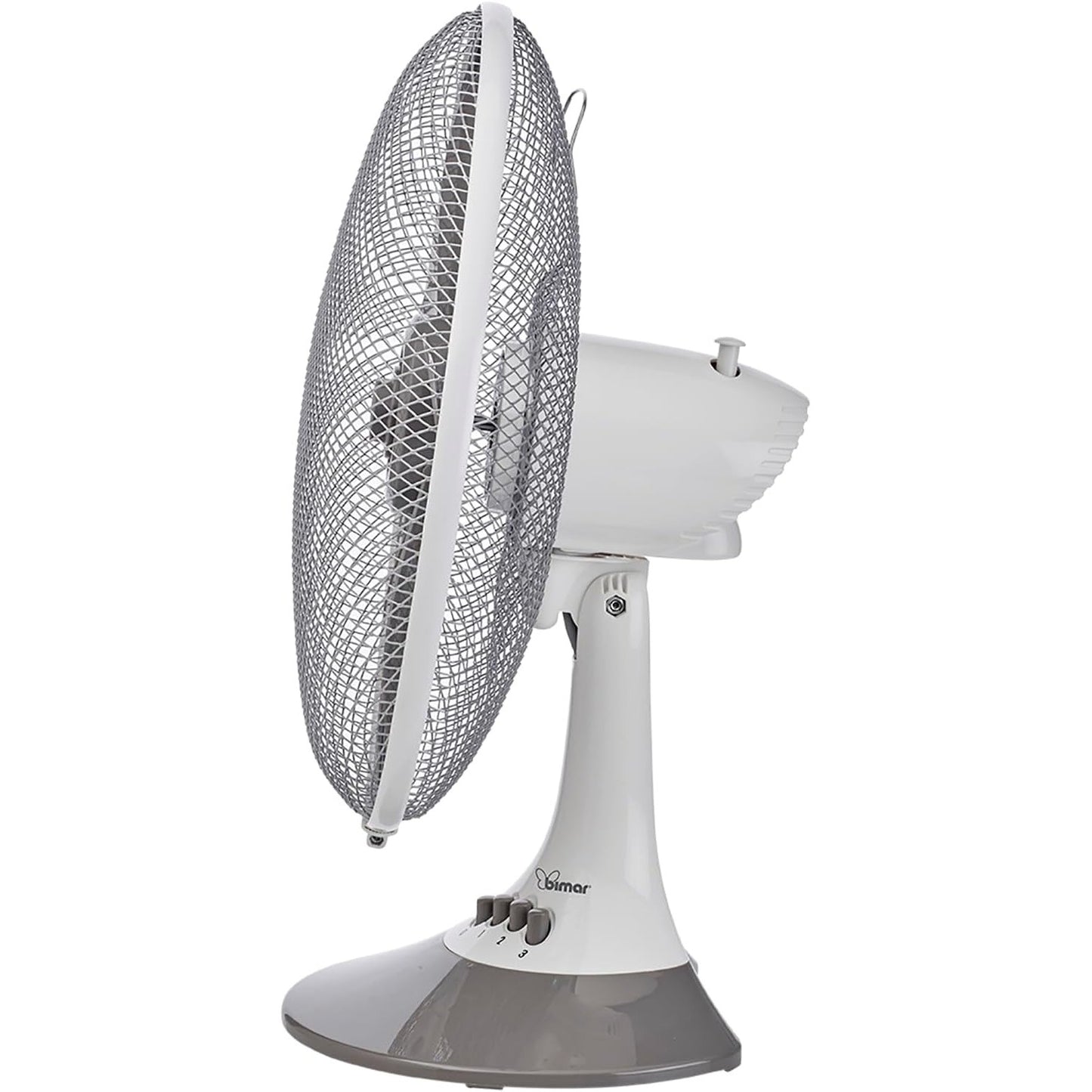 bimar VT433 Ventilatore da Tavolo 40 cm, Ventilatore silezioso,con Selettore 3 Velocità, Elica con 5 con Pale, Orientabile Destra - Sinistra, Inclinazione Regolabile Alto - Basso, Motore 55W
