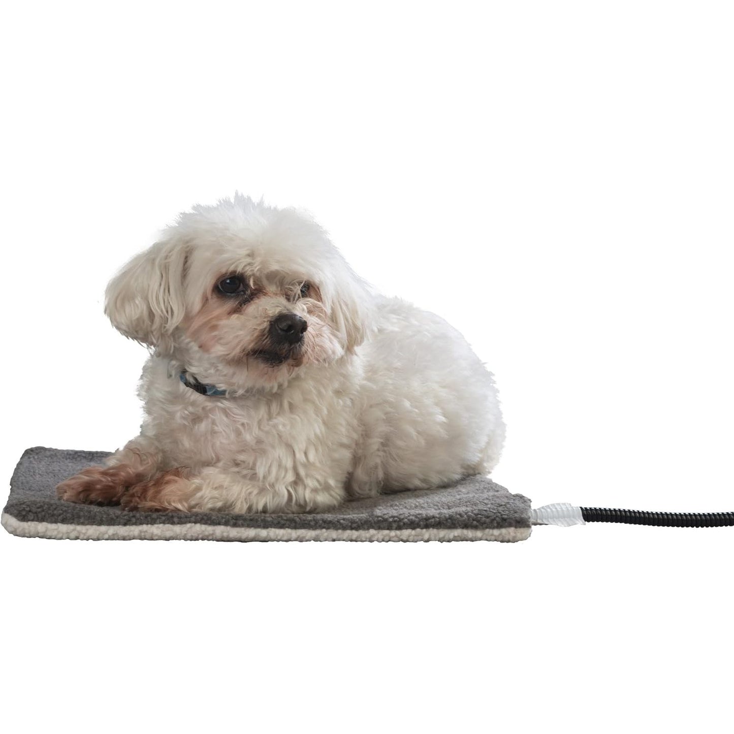 Bimar HI.PET PTR1 Tappetino Riscaldante per Animali Domestici, 30x40cm, Cuscino Riscaldante Elettrico Cuccia Cani e Gatti Tg media, coperta termica Fodera Soffice Lana Sintetica, Sfoderabile Lavabile