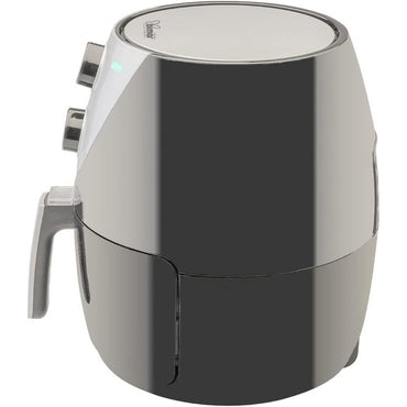 BIMAR Friggitrice ad aria, Friggitrice aria, Frittura senza olio, Air Fryer, Spegnimento automatico, Cestello estraibile, 80°-200°C, Design compatto (3,7 litri)