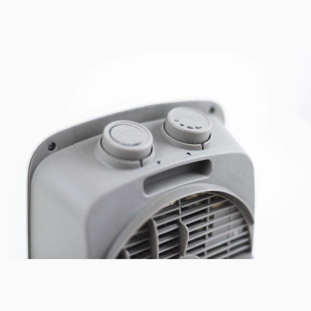 Bimar HF190 stufetta elettrica bagno, Termoventilatore Elettrico da 2000W a Basso Consumo con Termostato Regolabile e 2 Potenze di Riscaldamento, Corpo in Plastica con Maniglia Integrata