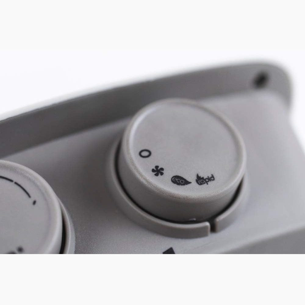 Bimar HF190 stufetta elettrica bagno, Termoventilatore Elettrico da 2000W a Basso Consumo con Termostato Regolabile e 2 Potenze di Riscaldamento, Corpo in Plastica con Maniglia Integrata