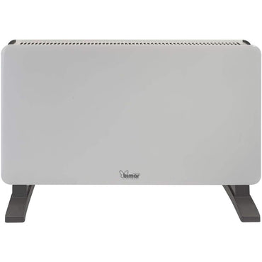 Bimar HC513 Termoconvettore a Convezione Naturale in Filo Metallico con Programmatore 24h, Stufa Elettrica con Ventilatore Turbo 2000W, 2 Potenze di Riscaldamento, Termostato Regolabile, Silenzioso