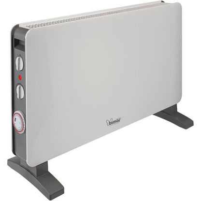 Bimar HC513 Termoconvettore a Convezione Naturale in Filo Metallico con Programmatore 24h, Stufa Elettrica con Ventilatore Turbo 2000W, 2 Potenze di Riscaldamento, Termostato Regolabile, Silenzioso