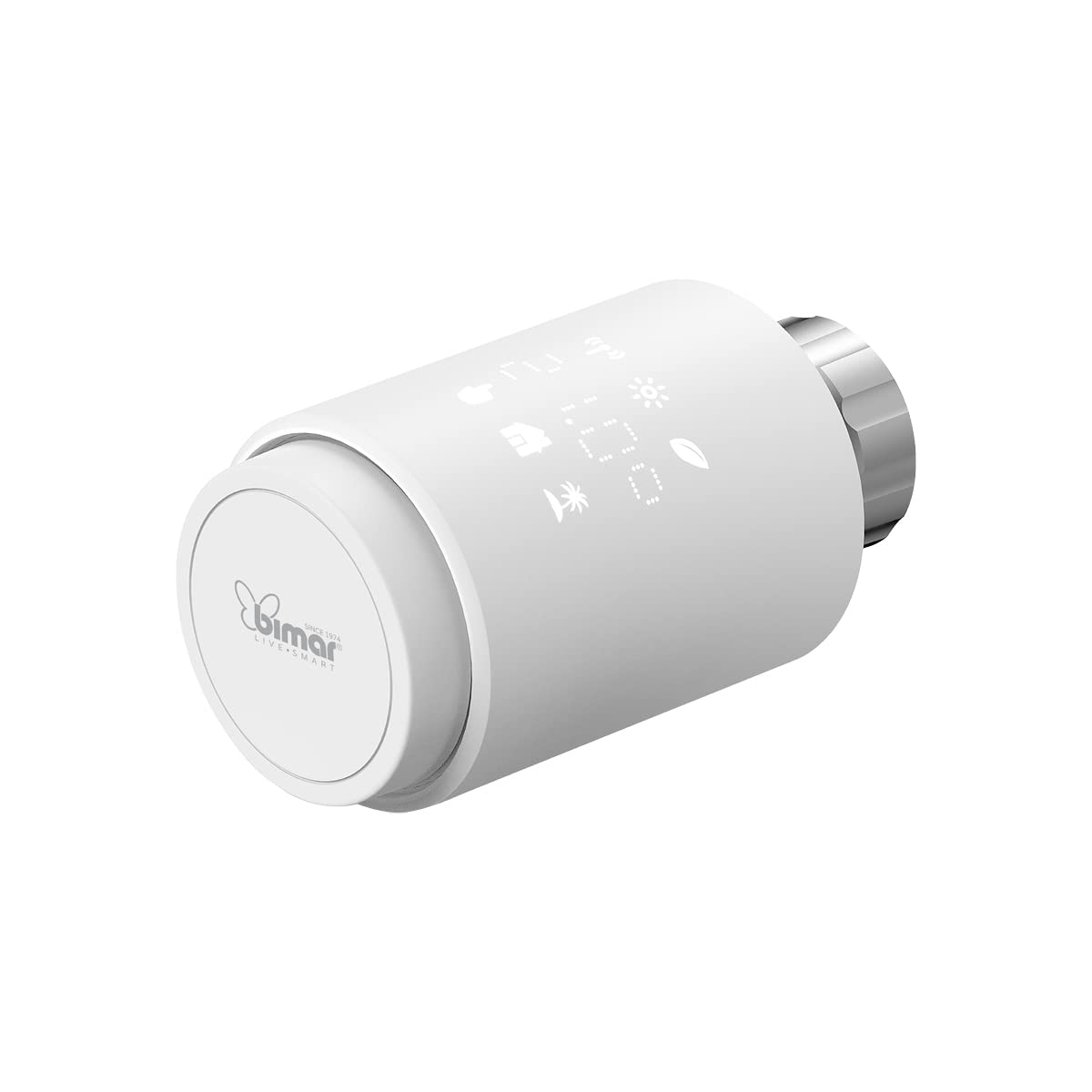 Bimar AP15 Comando Smart per Valvola Termostatica Ambiente per Termosifoni. Controllo Remoto con App e Controllo Vocale