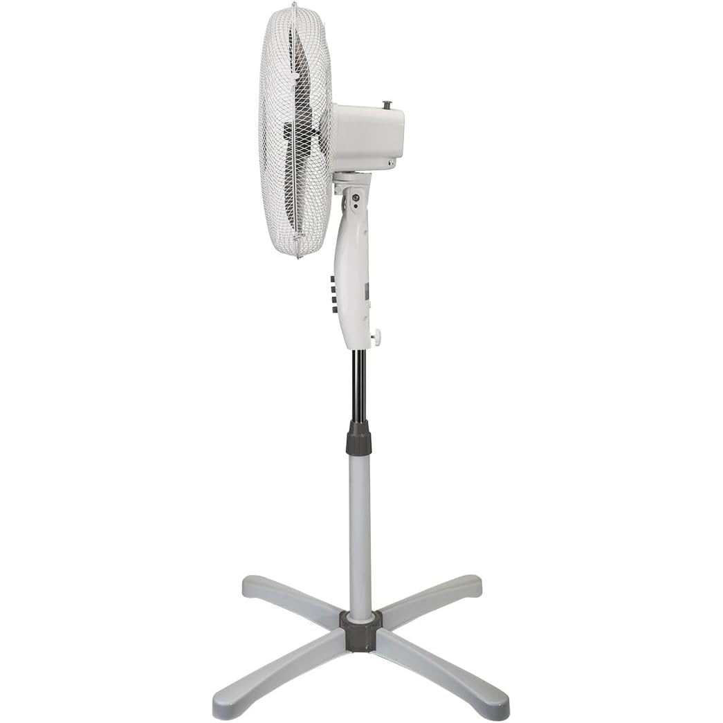 bimar VP416 Ventilatore, Ventilatore a piantana,Ventilatore da pavimento Altezza Regolabile, Elica Ø 40 cm con 3 Pale, Selettore 3 Velocità, Oscillazione Dx Sx, Inclinazione Regolabile