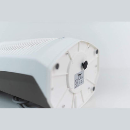 bimar HF200 Stufetta Elettrica Bagno, Termoventilatore Elettrico da 2000W a Basso Consumo con Termostato Regolabile e Protezione Comandi, Corpo in Plastica con Maniglia Integrata