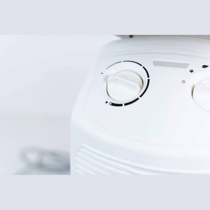 bimar HF200 Stufetta Elettrica Bagno, Termoventilatore Elettrico da 2000W a Basso Consumo con Termostato Regolabile e Protezione Comandi, Corpo in Plastica con Maniglia Integrata