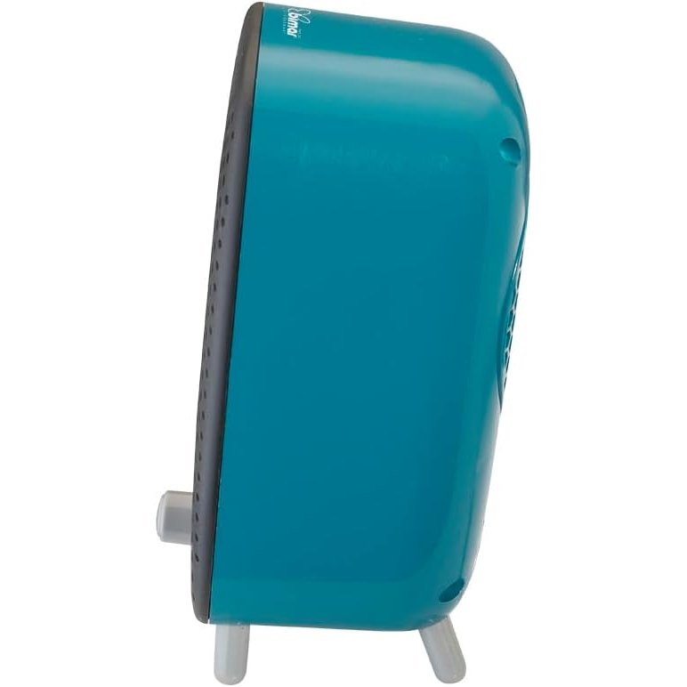 Bimar HP135 Termoventilatore da Tavolo con Resistenza 500W Ceramica PTC a Basso Consumo, Stufetta da Tavolo con Termostato Regolabile, Segnalatore Luminoso, Filtro Aria