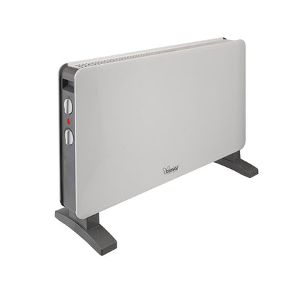 Bimar HC512 Termoconvettore a Convezione Naturale in Filo Metallico, Stufa Elettrica con Ventilatore Turbo 2000W, 2 Potenze di Riscaldamento, Termostato Regolabile, Silenzioso e Trasportabile