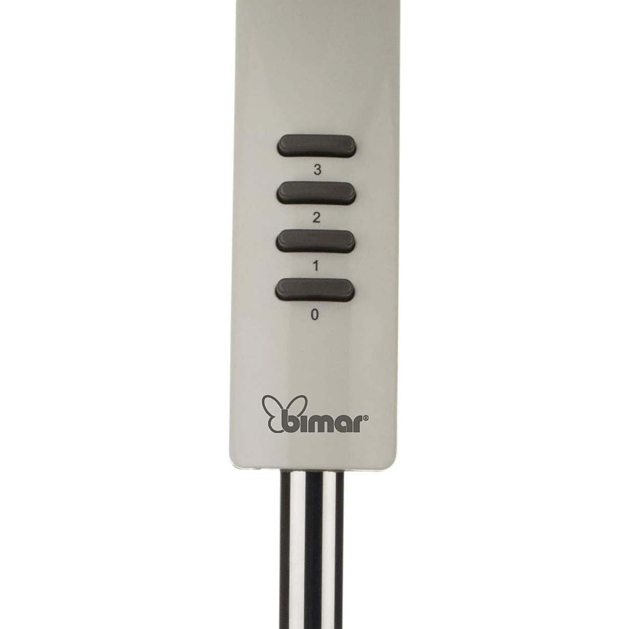 Bimar VP433 Ventilatore a Piantana con Altezza Regolabile (max 138cm), Ventilatore Piantana con Selettori Velocità, Elica Ø 39 cm con 5 Pale, Motore a Induzione da 55W, Oscillazione Dx-Sx 90°