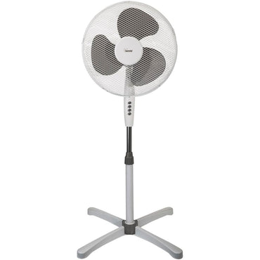 bimar VP416 Ventilatore, Ventilatore a piantana,Ventilatore da pavimento Altezza Regolabile, Elica Ø 40 cm con 3 Pale, Selettore 3 Velocità, Oscillazione Dx Sx, Inclinazione Regolabile