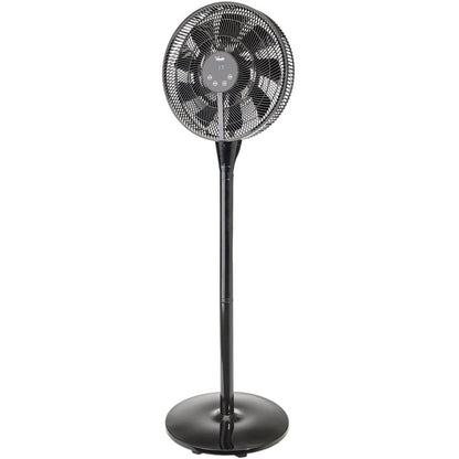 bimar VP458T Ventilatore a piantana slim.Silenzioso notte con telecomando Motore AC/DC Basso consumo,8 velocità,Timer 12h, Con display, Regolabile con due altezze,Diametro 40 cm. H1,30 9 pale. 25W