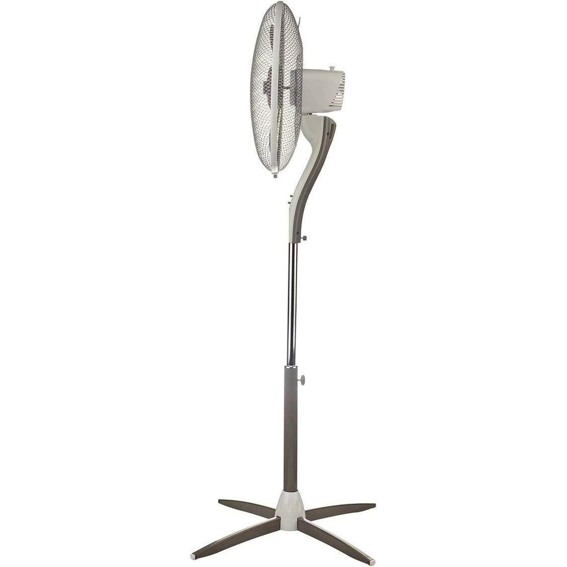 Bimar VP433 Ventilatore a Piantana con Altezza Regolabile (max 138cm), Ventilatore Piantana con Selettori Velocità, Elica Ø 39 cm con 5 Pale, Motore a Induzione da 55W, Oscillazione Dx-Sx 90°