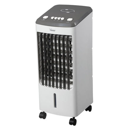 Bimar VR35 Raffrescatore, Ventilatore, Purificatore d'Aria 3 in 1, Oscillazione Automatica Dx/Sx, Funzione Rinfrescante e 3 Velocità, Serbatoio 7 Litri, 8 ore di Aria Fresca, Filtri Rimovibili