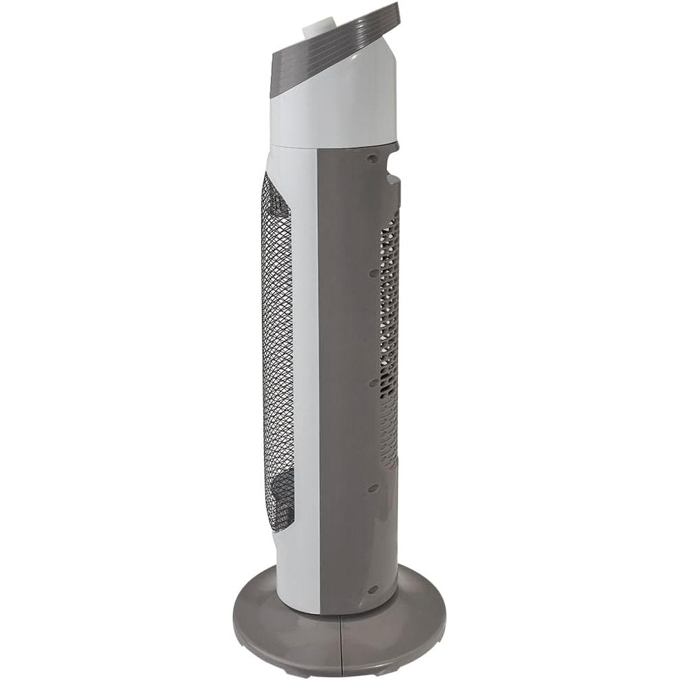 Bimar HR318 Stufetta Elettrica a Basso Consumo, Stufa Radiante in Fibra di Carbonio a Bassa Intensità Luminosa per Ambienti Interni, 2 Potenze di Riscaldamento, Oscillazione Destra e Sinistra