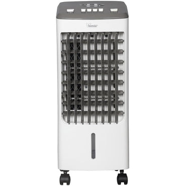 Bimar VR25 Raffrescatore, Ventilatore, Purificatore d'Aria 3 in 1, Oscillazione Automatica Dx/Sx, 3 Velocità, Serbatoio 4 Litri, Filtri Rimovibili - 80W
