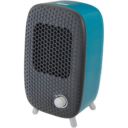 Bimar HP135 Termoventilatore da Tavolo con Resistenza 500W Ceramica PTC a Basso Consumo, Stufetta da Tavolo con Termostato Regolabile, Segnalatore Luminoso, Filtro Aria