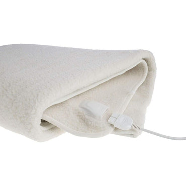 bimar SCL12A Scaldaletto Matrimoniale Termico Pisolo, 2 Piazze 160x140cm, Coperta elettrica in Tessuto Lana Sintetica. Riscaldamento Rapido 3 Livelli di Temperatura, Protezione da Surriscaldamento