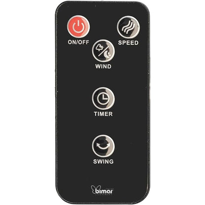 bimar Ventilatore a torre 112CM, Ventilatore a Colonna, Ventilatore silenzioso,Regolazione Intensità Modalità e Direzione dell’Aria,Timer e Telecomando, Oscillazione Automatica, Funzione Sleep