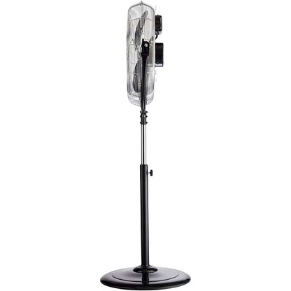 bimar VPS58 Ventilatore a Piantana ad Alta Velocità con Altezza Regolabile (max 138cm), Ventilatore Piantana con Selettori Velocità, Elica Ø45 cm con 3 Pale, Motore da 100W.