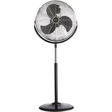 bimar VPS58 Ventilatore a Piantana ad Alta Velocità con Altezza Regolabile (max 138cm), Ventilatore Piantana con Selettori Velocità, Elica Ø45 cm con 3 Pale, Motore da 100W.