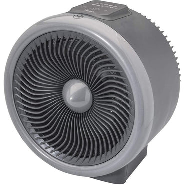 bimar HF205 Stufetta Elettrica, Termoventilatore da Bagno e Ventilatore Ciclonico Elettrico duplice Funzione a Basso Consumo, 2 Potenze Riscaldanti, Corpo in Plastica con Maniglia