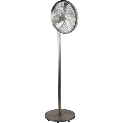 bimar VPM411 Ventilatore a Piantana Altezza max 167 cm in Metallo, Ventilatore Silenzioso con Selettore 0+3 Velocità, Elica Ø 40 cm con 5 Pale, Motore 60W, Tasto Oscillazione Destra-Sinistra