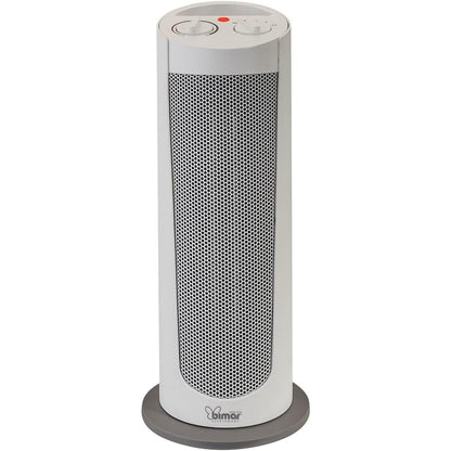 Bimar HP129 Stufetta Elettrica a Colonna, Termoventilatore PTC Elettrico 2000W a Basso Consumo, Termostato Regolabile e 2 Potenze di Riscaldamento, Oscillazione Automatica Destra-Sinistra