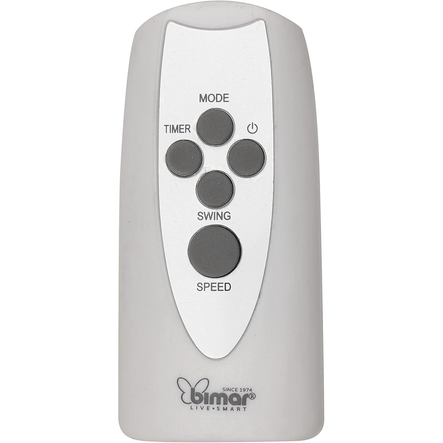 bimar VM45 Ventilatore da Parete con Telecomando, Elica Ø 40 cm con 5 Pale, 3 velocità e 3 modalità, Comandi Elettronici, Timer, Funzione Sleep, Oscillazione Destra Sinistra, Kit Fissaggio Incluso