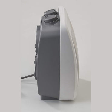 Bimar HF190 stufetta elettrica bagno, Termoventilatore Elettrico da 2000W a Basso Consumo con Termostato Regolabile e 2 Potenze di Riscaldamento, Corpo in Plastica con Maniglia Integrata