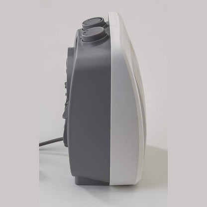 Bimar HF190 stufetta elettrica bagno, Termoventilatore Elettrico da 2000W a Basso Consumo con Termostato Regolabile e 2 Potenze di Riscaldamento, Corpo in Plastica con Maniglia Integrata