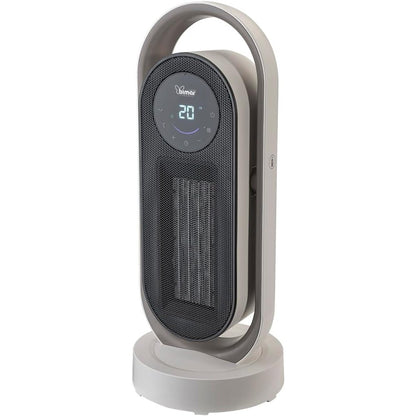 Bimar HP132 Termoventilatore PTC a Colonna 3D Elettronico, Stufetta 2000W a Basso Consumo con Telecomando e Timer 24h, Termostato Regolabile e 2 Potenze di Riscaldamento, Oscillazione Automatica