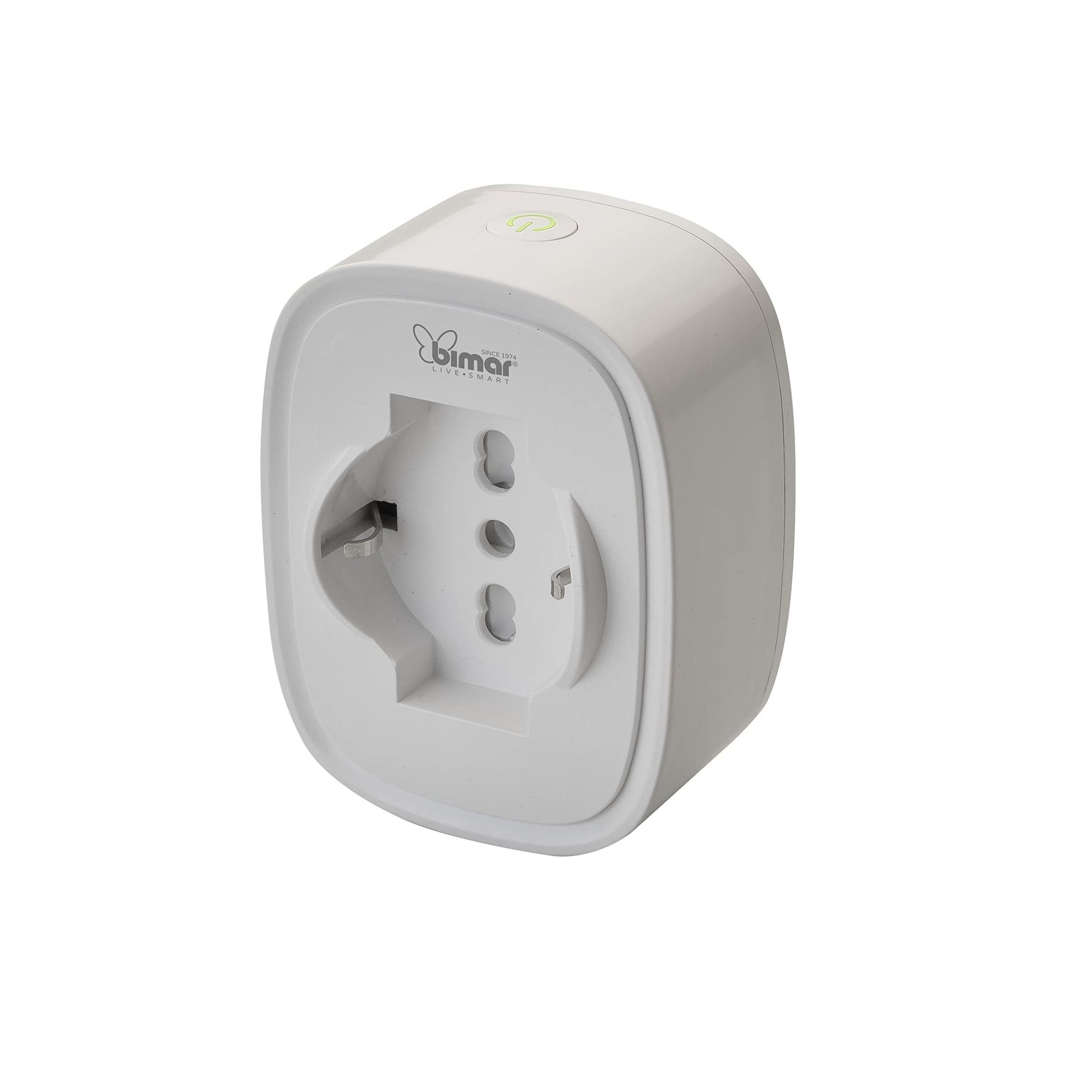 Bimar AP04 Presa Smart, Presa Italiana Intelligente WiFi, Controllo vocale, Smart Plug con Controllo Remoto dei Dispositivi Ovunque Tramite iOS e Android App, 1pz