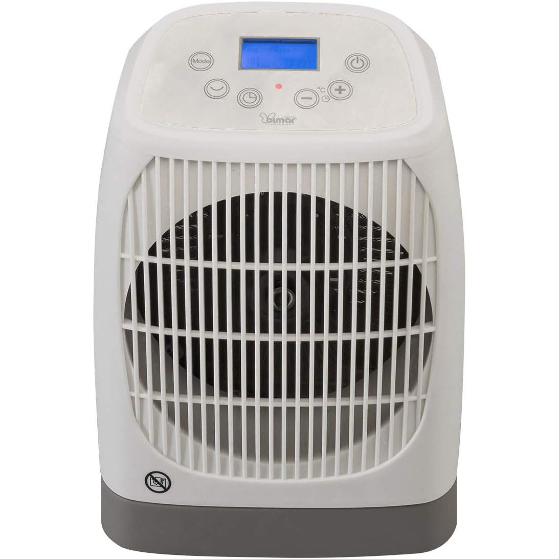 Bimar HF206 Stufetta Elettrica Basso Consumo, Termoventilatore Basso Consumo, Wi-Fi, Controllo Vocale Compatibile con Google Assistant e Amazon Alexa