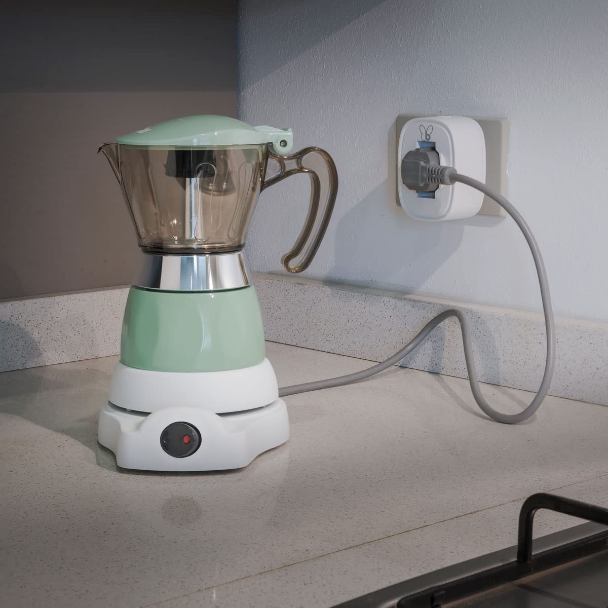 Bimar AP04 Presa Smart, Presa Italiana Intelligente WiFi, Controllo vocale, Smart Plug con Controllo Remoto dei Dispositivi Ovunque Tramite iOS e Android App, 1pz