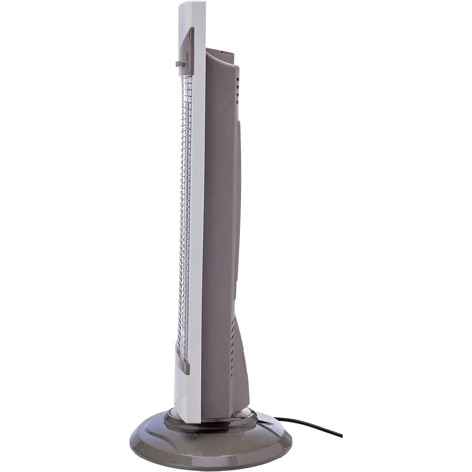 bimar HR301 Stufetta elettrica Basso consumo Infrarossi al Carbonio, Stufa Elettrica per Ambienti Interni, Resistenze Verticali Fibra di Carbonio, Oscillazione DX/SX, 2 potenze Riscaldamento