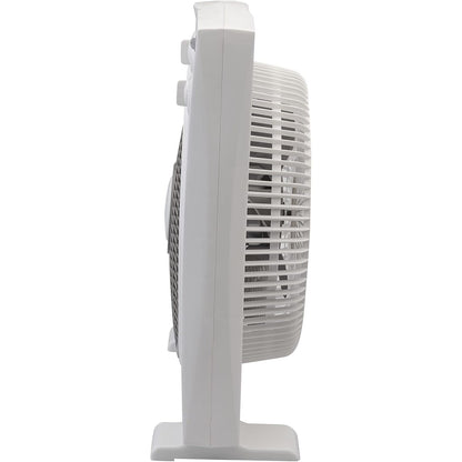 bimar VBOX39T Ventilatore Box con Timer fino a 120 Minuti da 45W, Ventilatore da Appoggio con Selettore 3 Velocità, Elica Ø 29cm con 5 Pale, Griglia Frontale Rotante, Dimensioni Ridotte