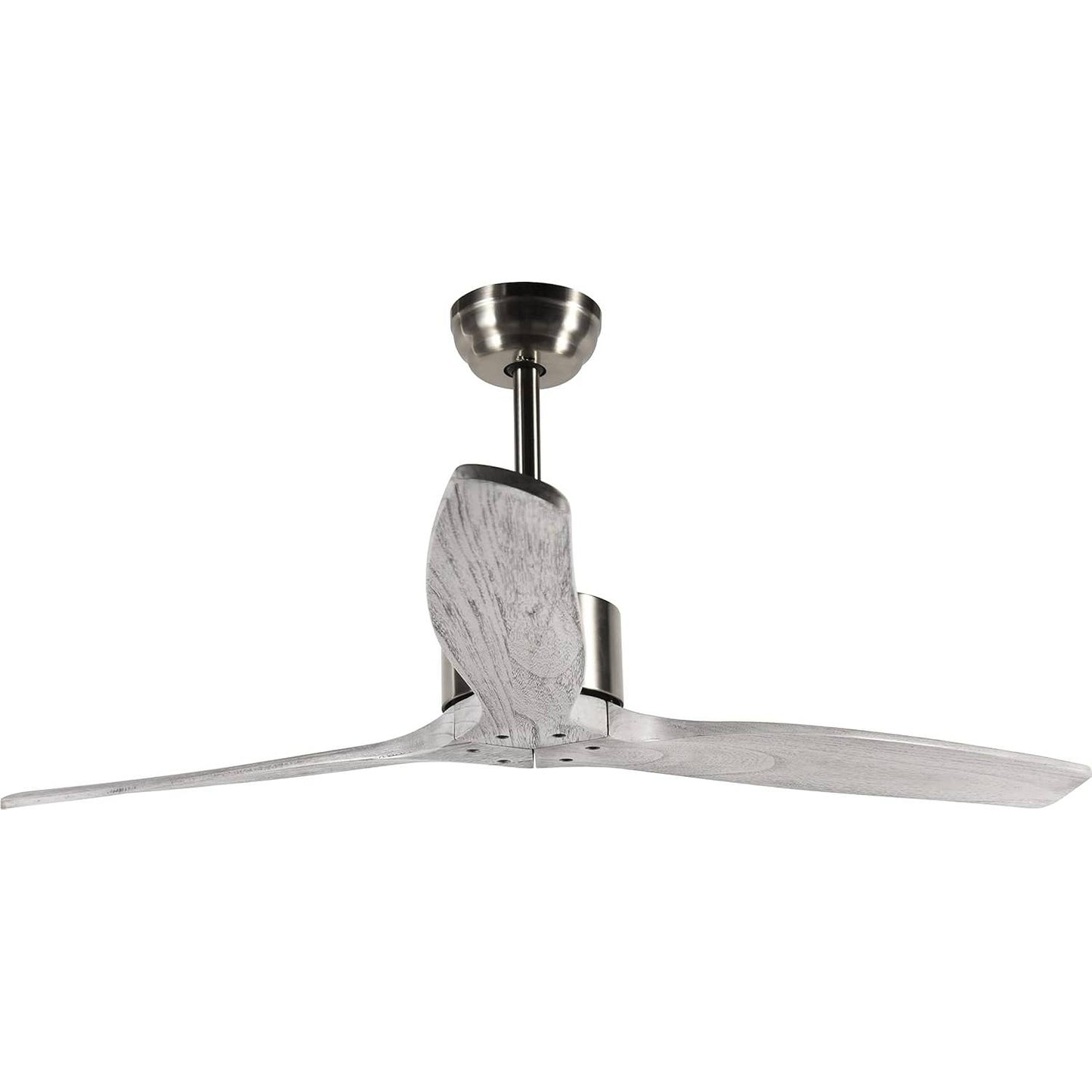 bimar Wi-Fi Ventilatore da soffitto, Ventilatore soffitto, con 3 Pale, Timer da 1 a 8 ore, Ventilatore con Telecomando, App e Controllo Vocale, Motore Silenzioso (Ø 132)