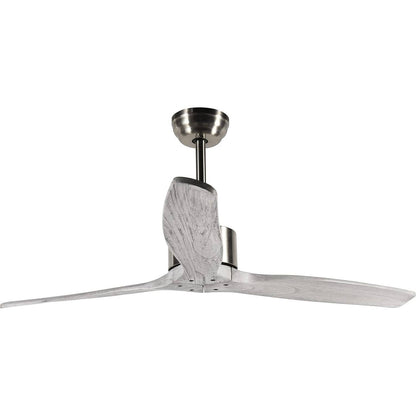 bimar Wi-Fi Ventilatore da soffitto, Ventilatore soffitto, con 3 Pale, Timer da 1 a 8 ore, Ventilatore con Telecomando, App e Controllo Vocale, Motore Silenzioso (Ø 132)