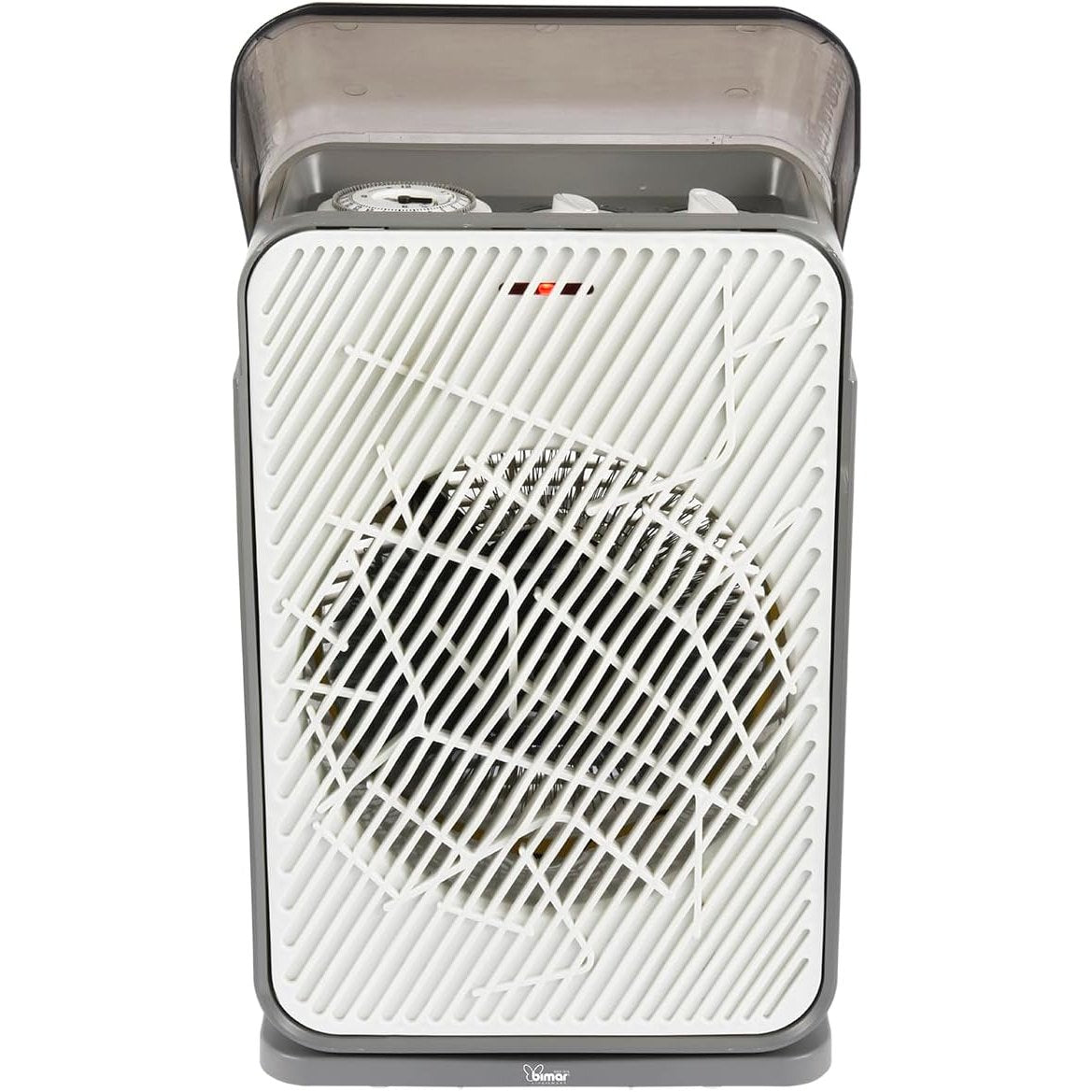 Bimar HF209 Termobagno Elettrico con Programmatore 24h e Termostato Regolabile. Stufetta Bagno a Basso Consumo, 2 Potenze di Riscaldamento Ambiente, Oscillazione Automatica Destra e Sinistra