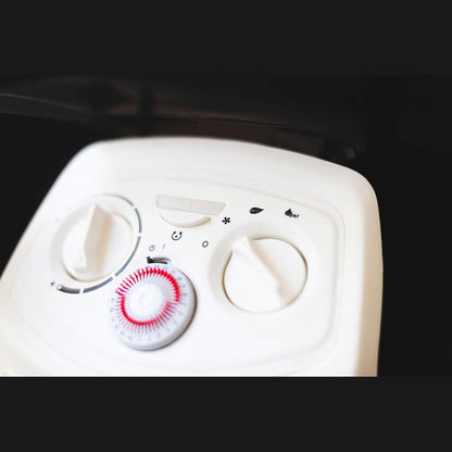 bimar HF201 Termoventilatore Elettrico Portatile, Bagno, stufetta elettrica Basso consumo, Scaldino, Timer 24h, Aria Calda, Silenzioso, Riscaldamento Ambiente, Tripla Sicurezza