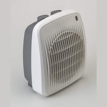 Bimar HF190 stufetta elettrica bagno, Termoventilatore Elettrico da 2000W a Basso Consumo con Termostato Regolabile e 2 Potenze di Riscaldamento, Corpo in Plastica con Maniglia Integrata