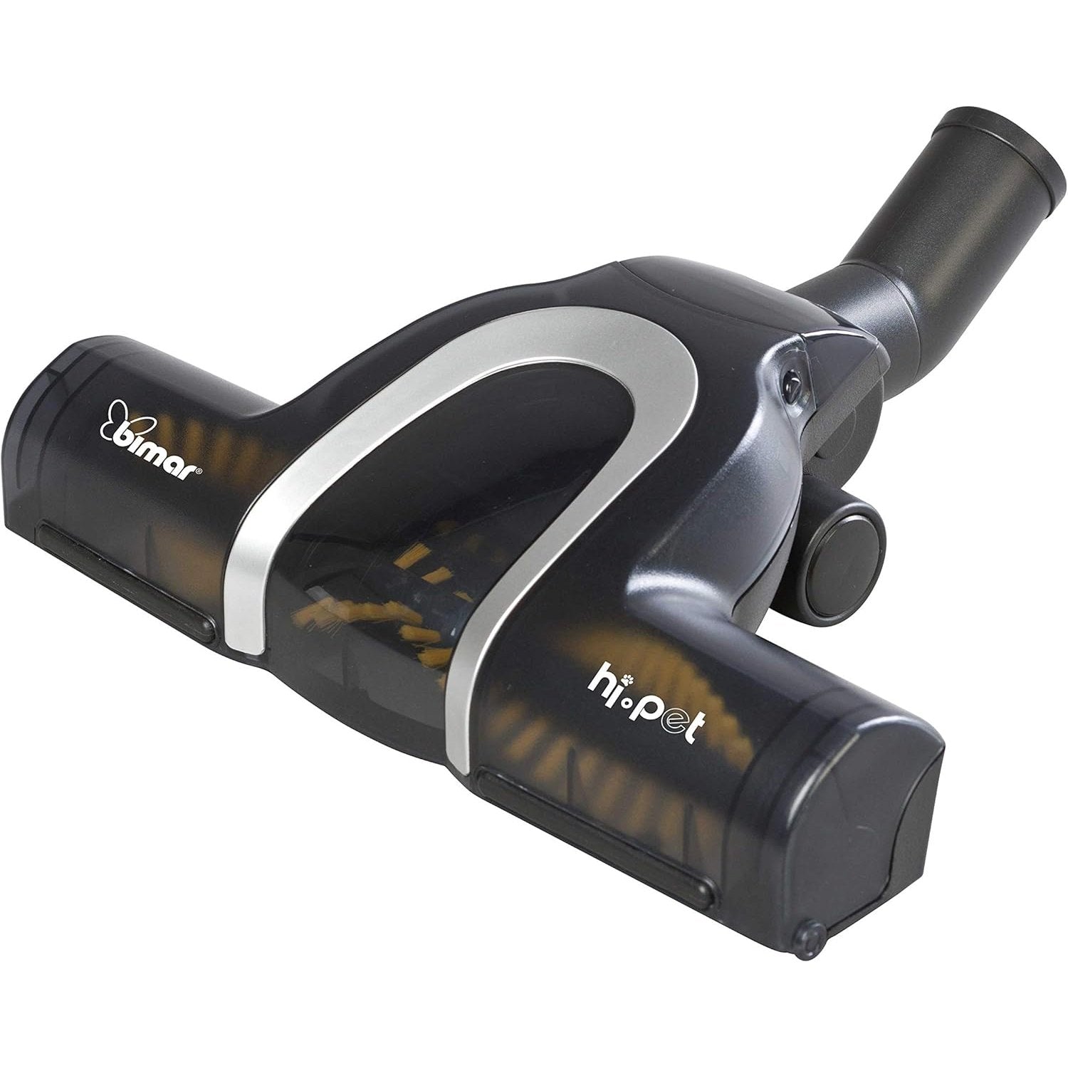 Bimar HI.PET PST1 Spazzola Aspirapolvere Universale Turbo, Turbospazzola 3 Adattatori Tubi ø32-35mm, Spazzola per Aspirapolvere Peli Animali Domestici,Cane Gatto, Pavimento Tappeti Tende Interni Auto