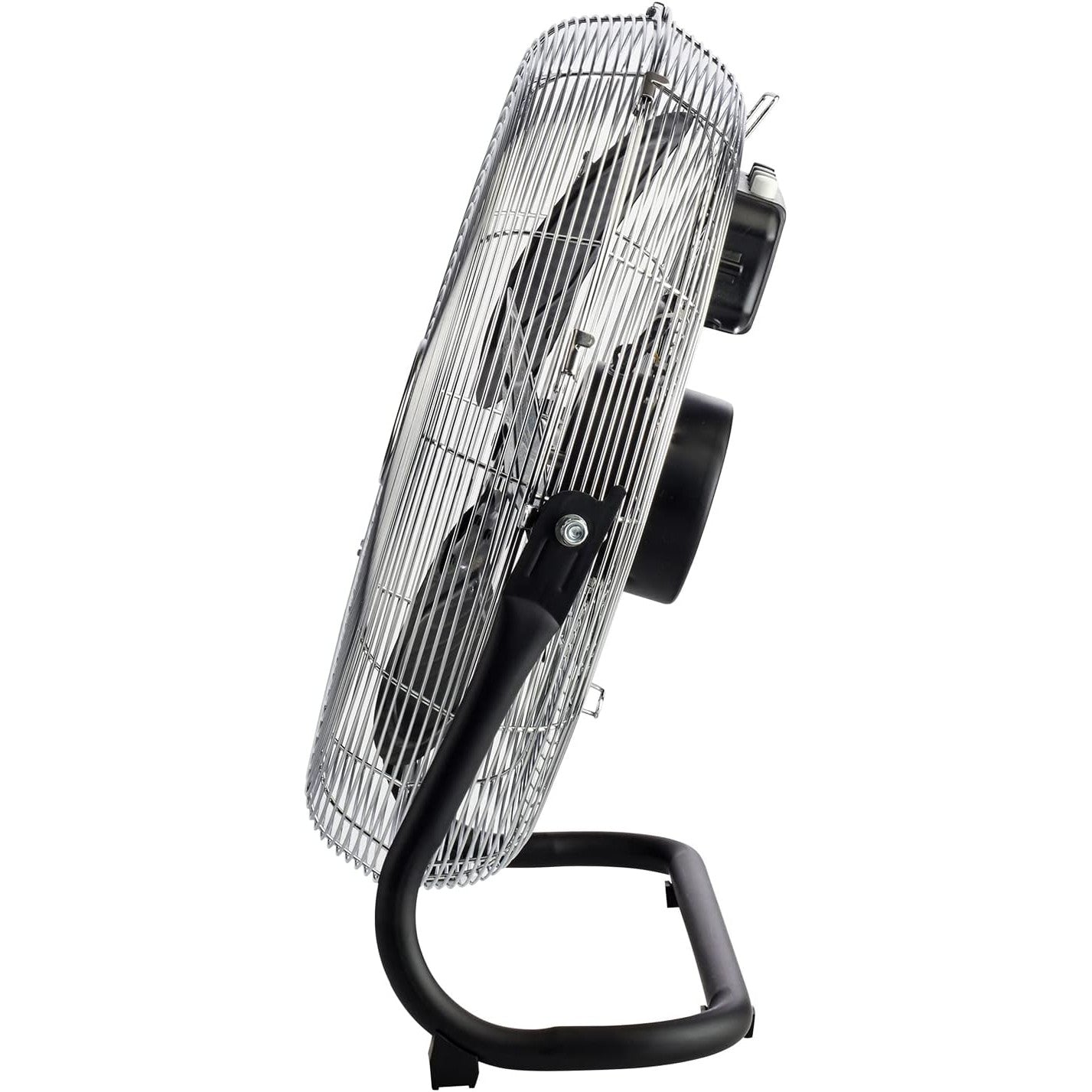 bimar VS58 Ventilatore Turbo da Pavimento e Muro, Elica Ø 45cm con 3 Pale in Alluminio, Ventilatore da Terra a 3 Velocità, Orientabile Alto Basso, Kit Installazione Murale Incluso, 100W