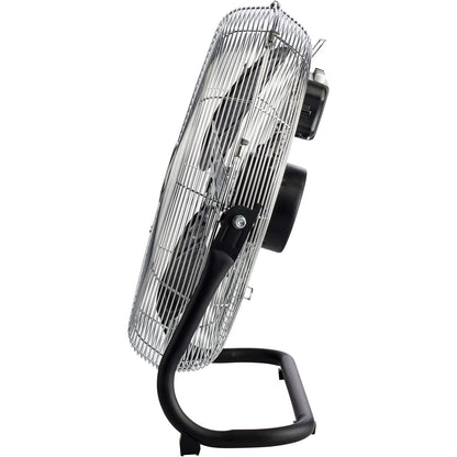 bimar VS58 Ventilatore Turbo da Pavimento e Muro, Elica Ø 45cm con 3 Pale in Alluminio, Ventilatore da Terra a 3 Velocità, Orientabile Alto Basso, Kit Installazione Murale Incluso, 100W