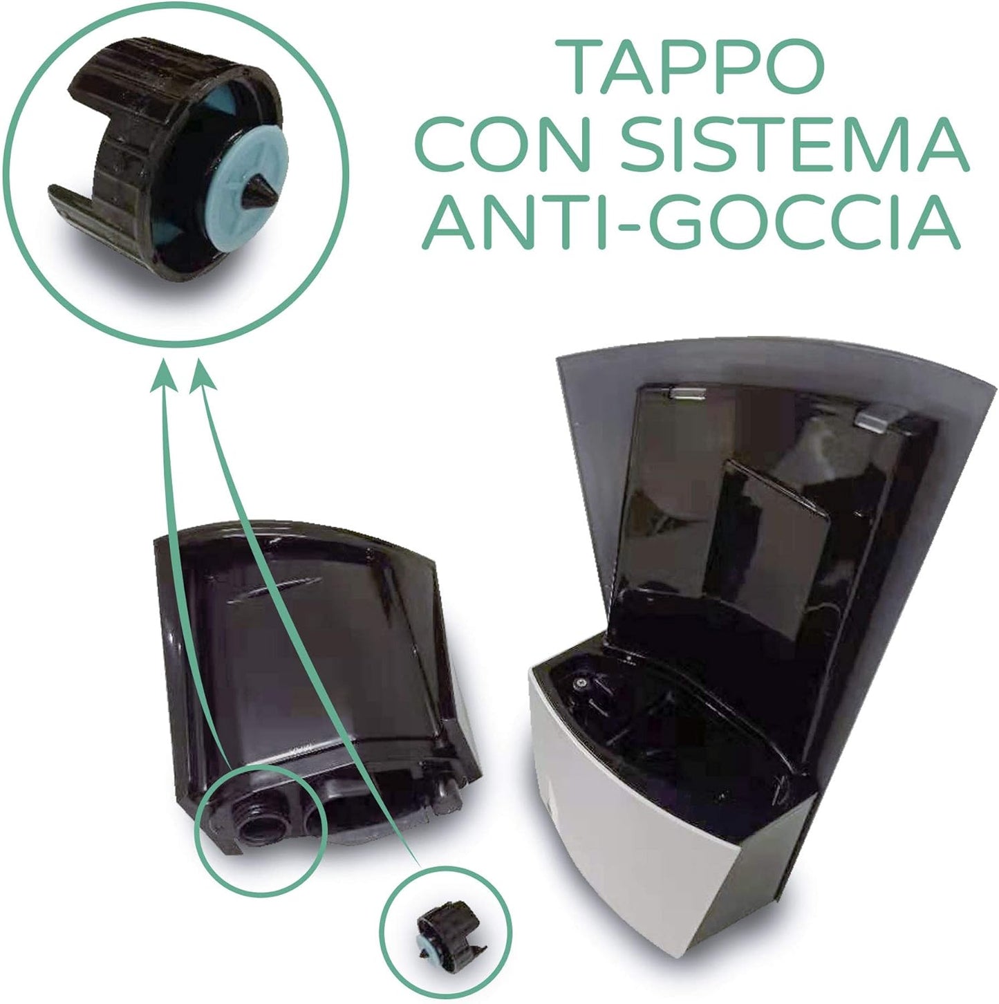 Bimar UM5 Umidificatore Ultrasuoni per Ambiente 1,3L, Silenzioso, Vaporizzatore Nebbia, Purificatore Aria con 2 modalità di Vapore, Automatico, per Bambino, Rinfrescante, Casa e Ufficio, Diffusore