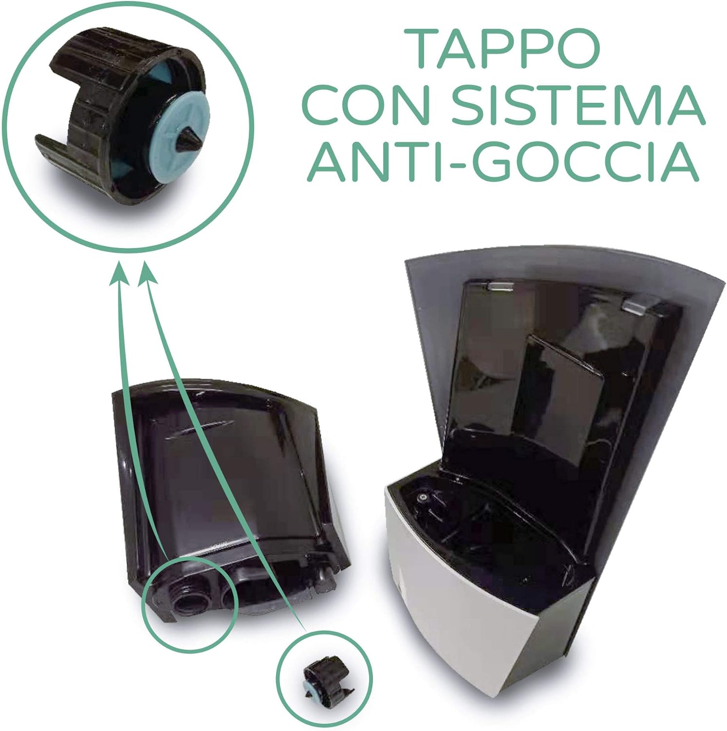 Bimar UM5 Umidificatore Ultrasuoni per Ambiente 1,3L, Silenzioso, Vaporizzatore Nebbia, Purificatore Aria con 2 modalità di Vapore, Automatico, per Bambino, Rinfrescante, Casa e Ufficio, Diffusore