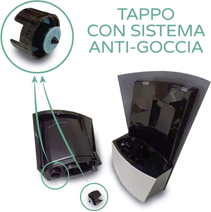 Bimar UM5 Umidificatore Ultrasuoni per Ambiente 1,3L, Silenzioso, Vaporizzatore Nebbia, Purificatore Aria con 2 modalità di Vapore, Automatico, per Bambino, Rinfrescante, Casa e Ufficio, Diffusore