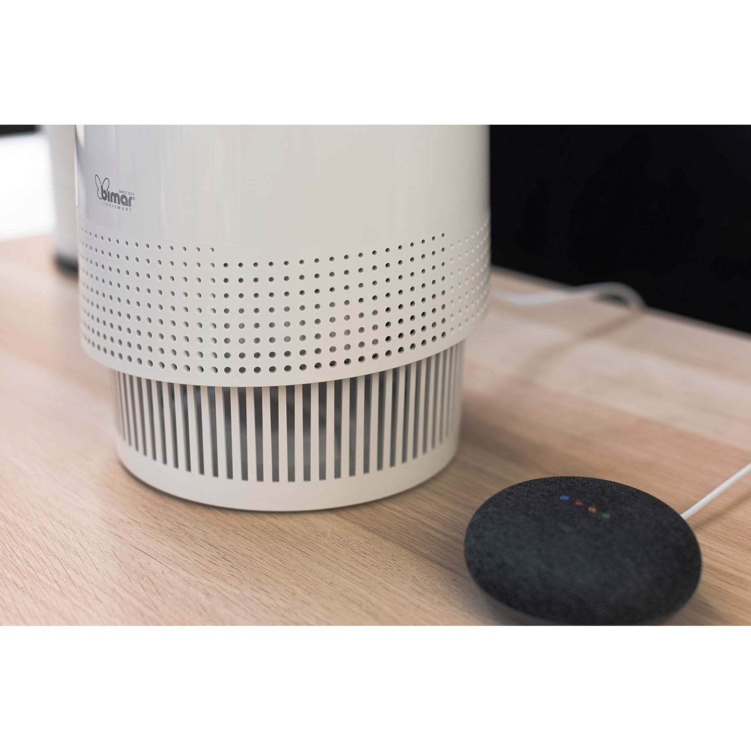 bimar PA98 Purificatore Aria WiFi con Filtro HEPA Alta Filtrazione a Carboni Attivi. Purificatore Aria Elimina Odori, Allergie, Pollini, Fumo per Casa o Ufficio. Controllo vocale