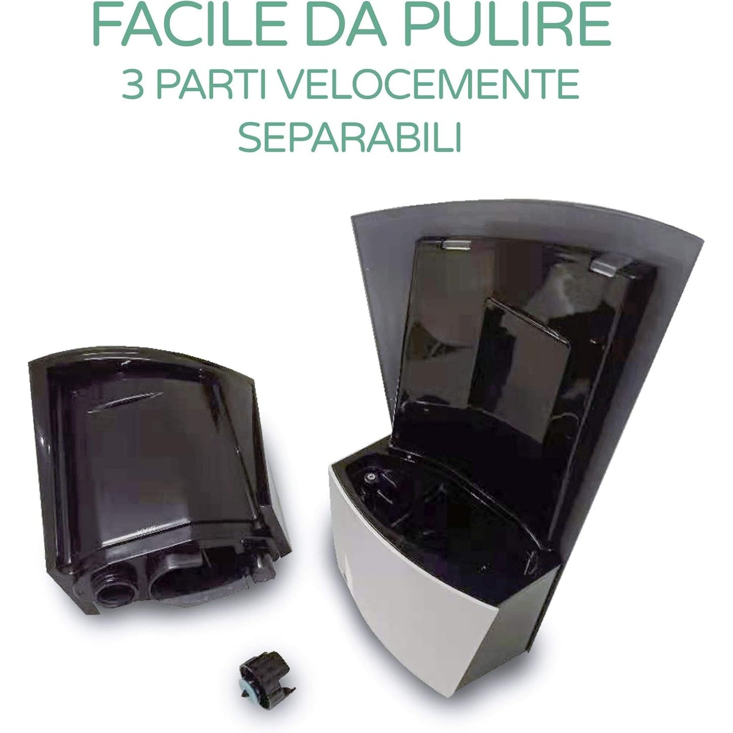 Bimar UM5 Umidificatore Ultrasuoni per Ambiente 1,3L, Silenzioso, Vaporizzatore Nebbia, Purificatore Aria con 2 modalità di Vapore, Automatico, per Bambino, Rinfrescante, Casa e Ufficio, Diffusore